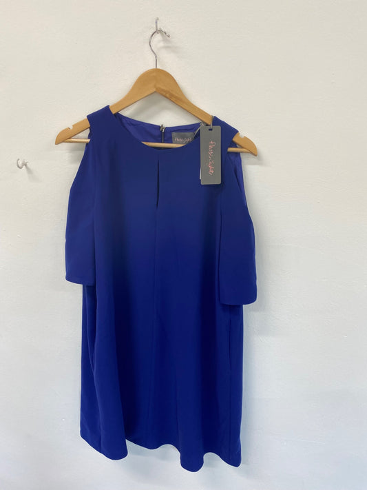 Amazing Phase Eight Jilly Dress UK10 Cobalt Blue HT149
