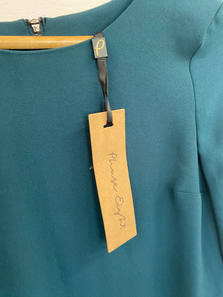 Amazing Phase Eight occasion Dress pia pleat dress UK8 Veridian green new HT149