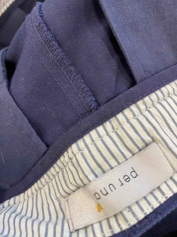 Amazing Marks & Spencers Cropped trousers Uk8 Navy Blue per Una Classic HT149