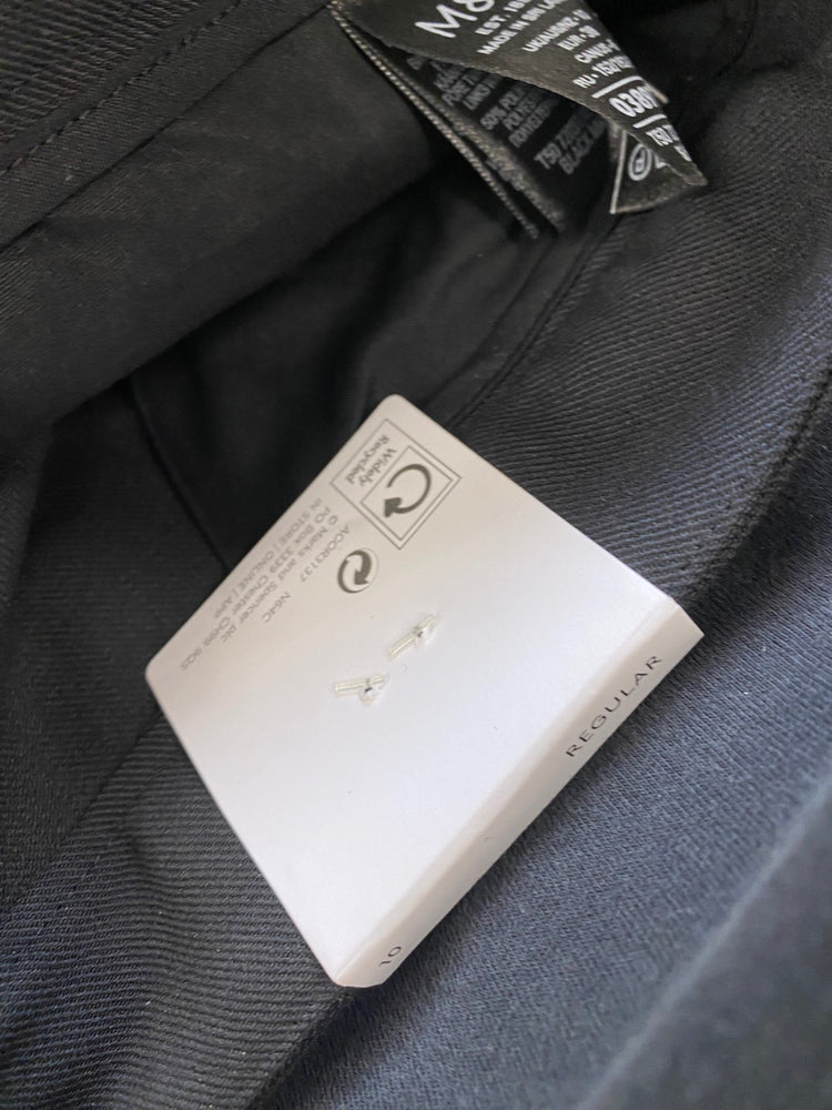 Amazing Autograph Trousers with side stripe slim high rise UK10 Black HT149