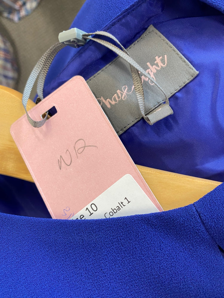 Amazing Phase Eight Jilly Dress UK10 Cobalt Blue HT149