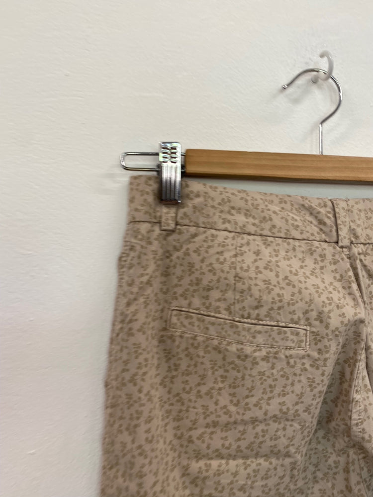 Amazing M&S Collection Cropped trousers UK8 Short Beige floral cropped HT149