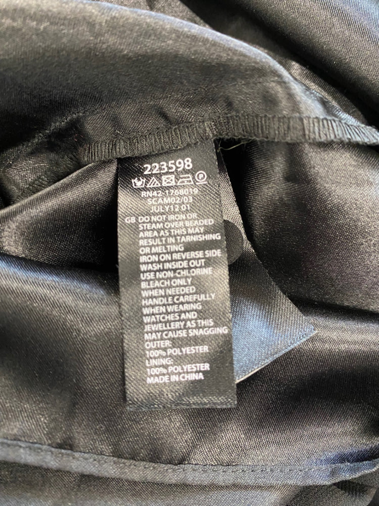 Amazing Monsoon flapper 1920’s evening party occasion dress Uk8 Black New HT149