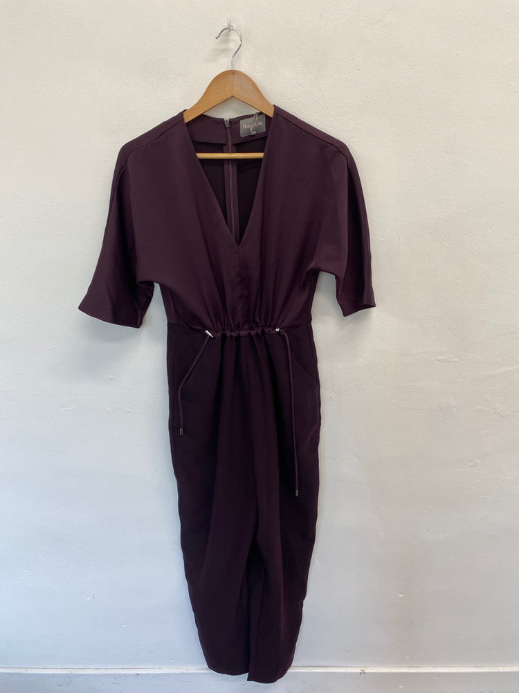 Amazing Phase Eight Jumpsuit UK10 Dark Purple HT149