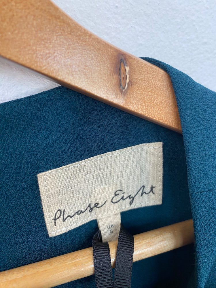 Amazing Phase Eight occasion Dress pia pleat dress UK8 Veridian green new HT149