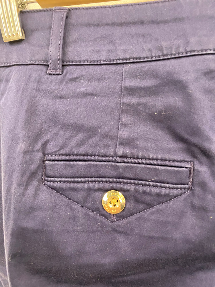 Amazing Marks & Spencers Cropped trousers Uk8 Navy Blue per Una Classic HT149