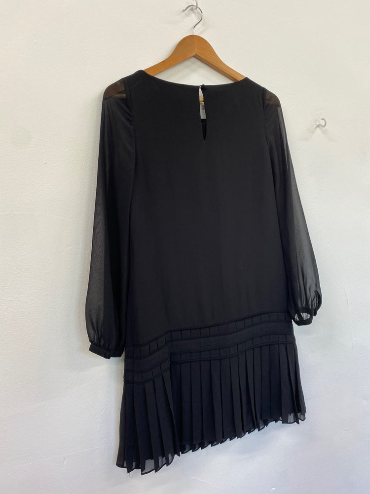 Amazing Monsoon flapper 1920’s evening party occasion dress Uk8 Black New HT149