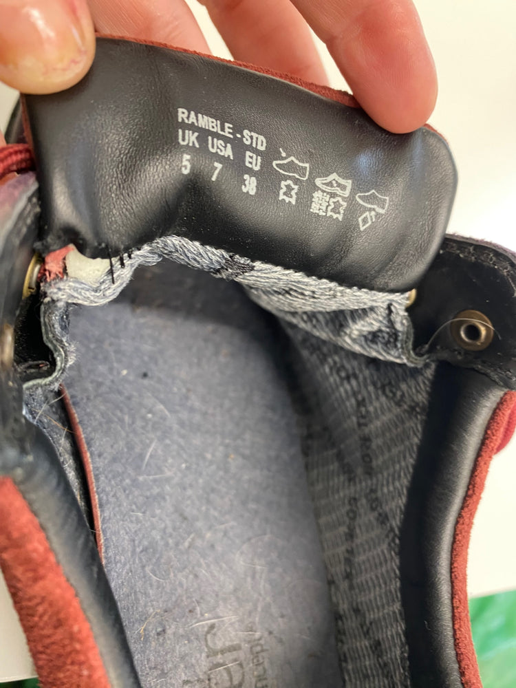 Amazing Hotter Bramble Walking Shoes UK5 Burgundy Purple HL149