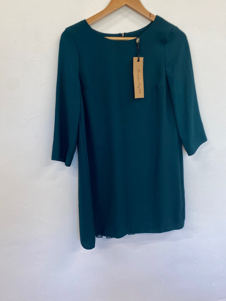 Amazing Phase Eight occasion Dress pia pleat dress UK8 Veridian green new HT149