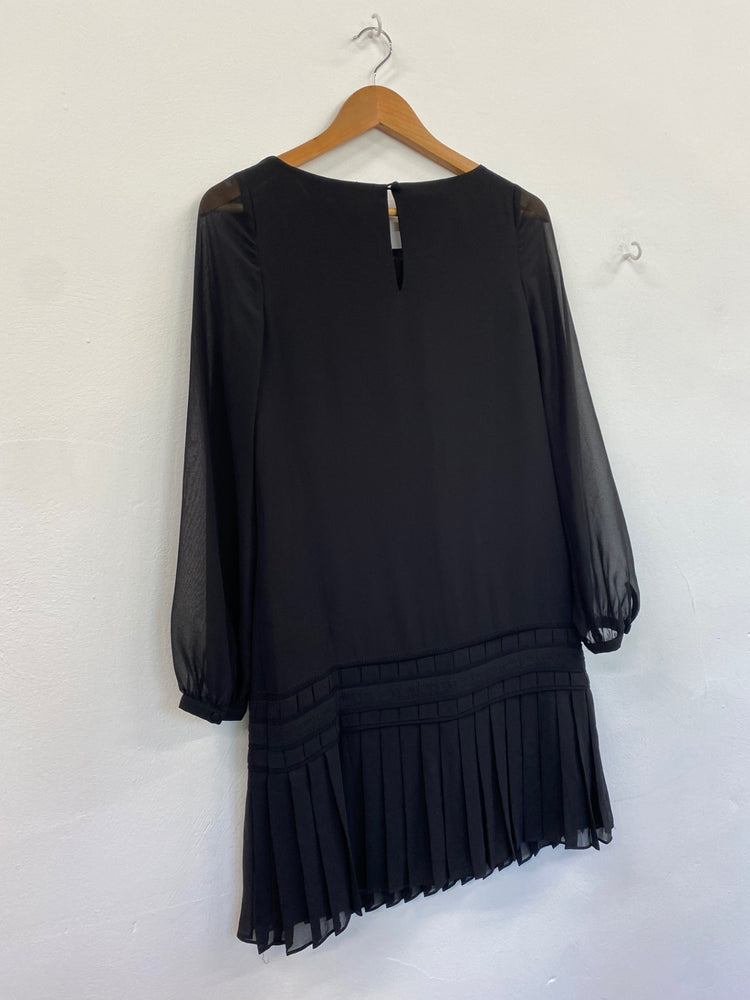 Amazing Monsoon flapper 1920’s evening party occasion dress Uk8 Black New HT149