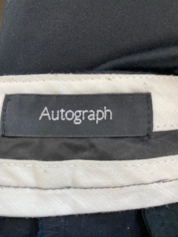 Amazing Autograph tuxedo Crop Trousers Uk8 Short Black TB149