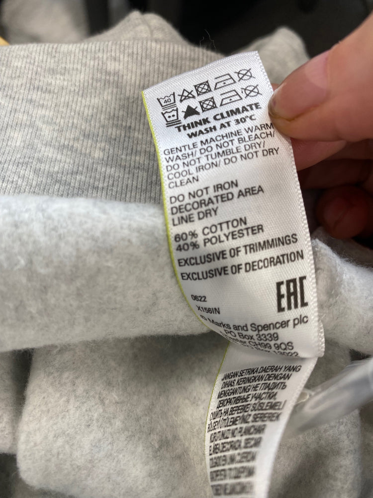 Fabulous M&S Collection embellished sparkle Hoodie UK8 Grey New HT149