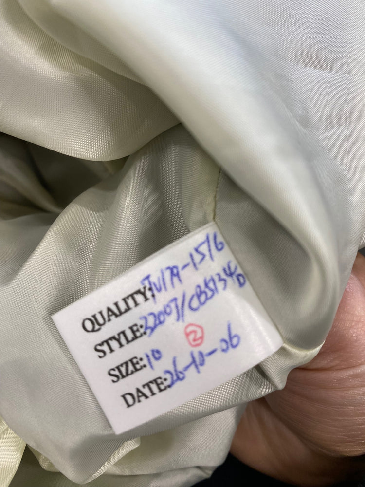 Fabulous Marks & Spencers Sample oriental occasion Blazer UK10 Black cream HT149