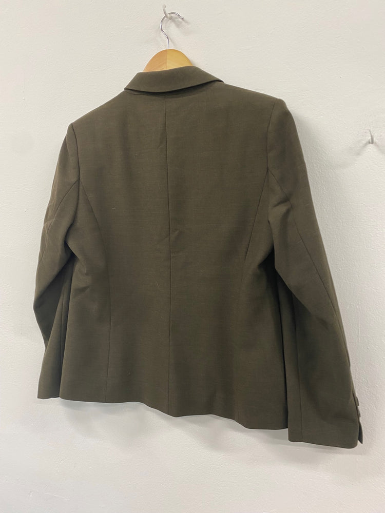 Amazing vintage Marks & Spencer blazer country Chic UK10 olive Green HT149