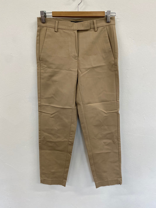 Amazing Marks & Spencers cropped peg Trousers Uk8 coffee classic HT149