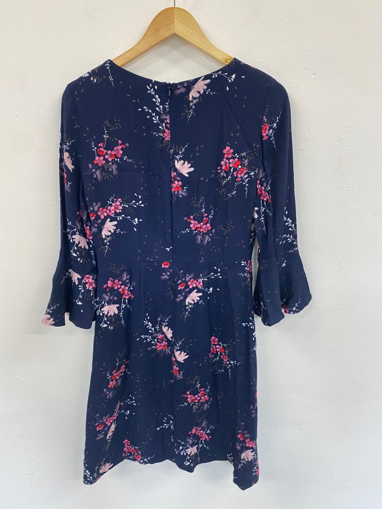 Amazing Phase Eight floral fitted romantic Dress UK10 Navy new Occasion HT149