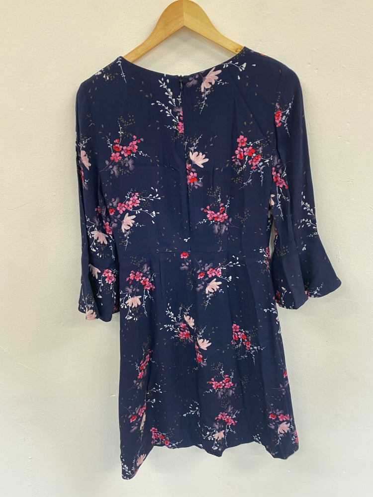 Amazing Phase Eight floral fitted romantic Dress UK10 Navy new Occasion HT149