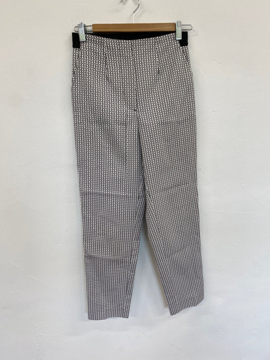 Amazing Marks and Spencer peg Trousers UK8 Black & White Monochrome HT149