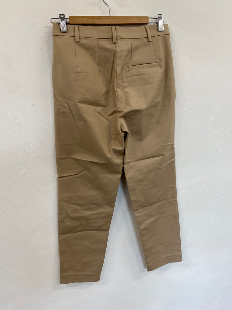 Amazing Marks & Spencers cropped peg Trousers Uk8 coffee classic HT149