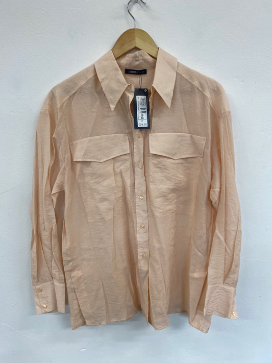 Fabulous Limited Edition Blouse UK10 Peach Lightweight Boho HT149