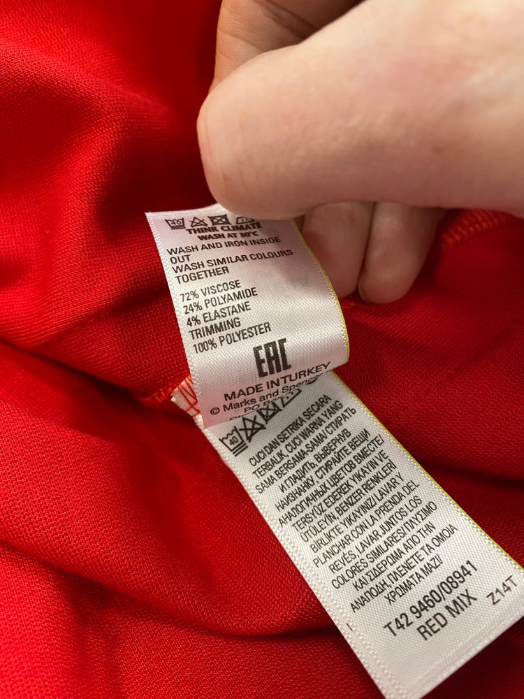 Gorgeous M&S Collection retro vibes Mini dress UK12 Red HT149