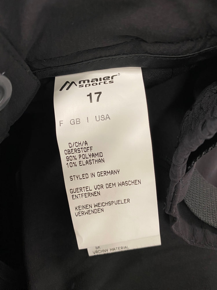 Amazing Maier Sports Hiking Trousers UK8 Black HT149