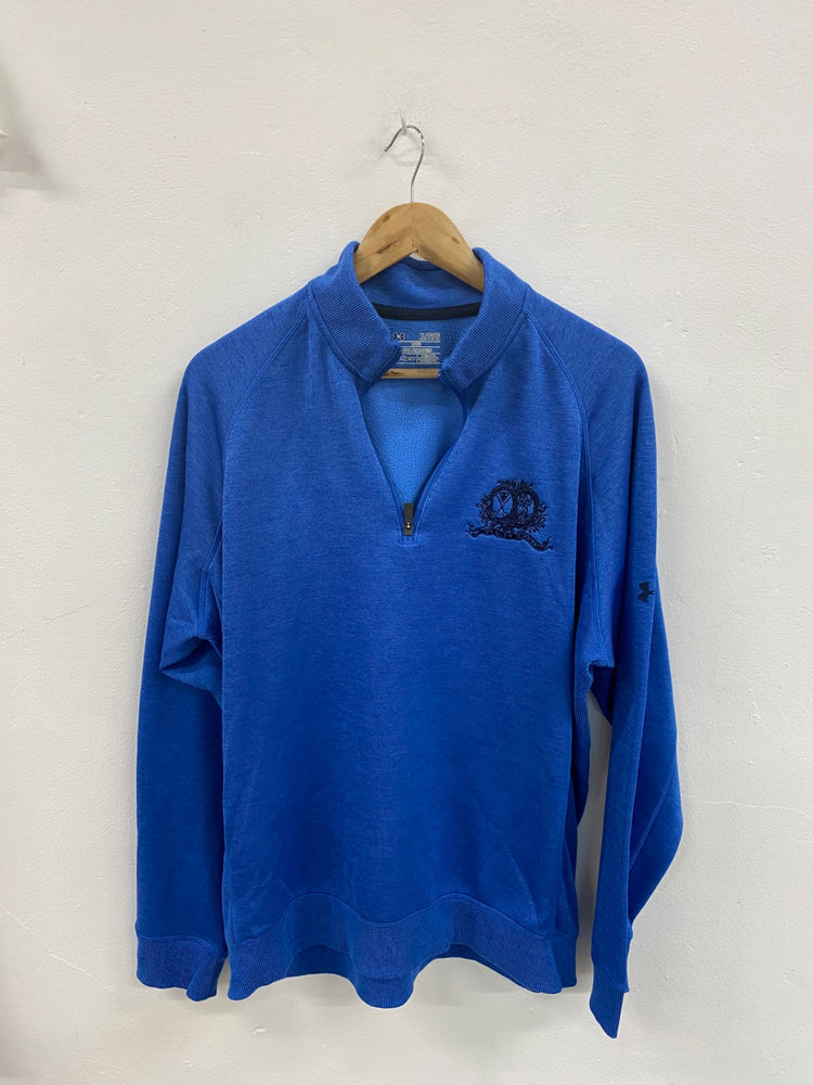 Fabulous Under Armour Blue Embroidered Fleece UK XL JM182