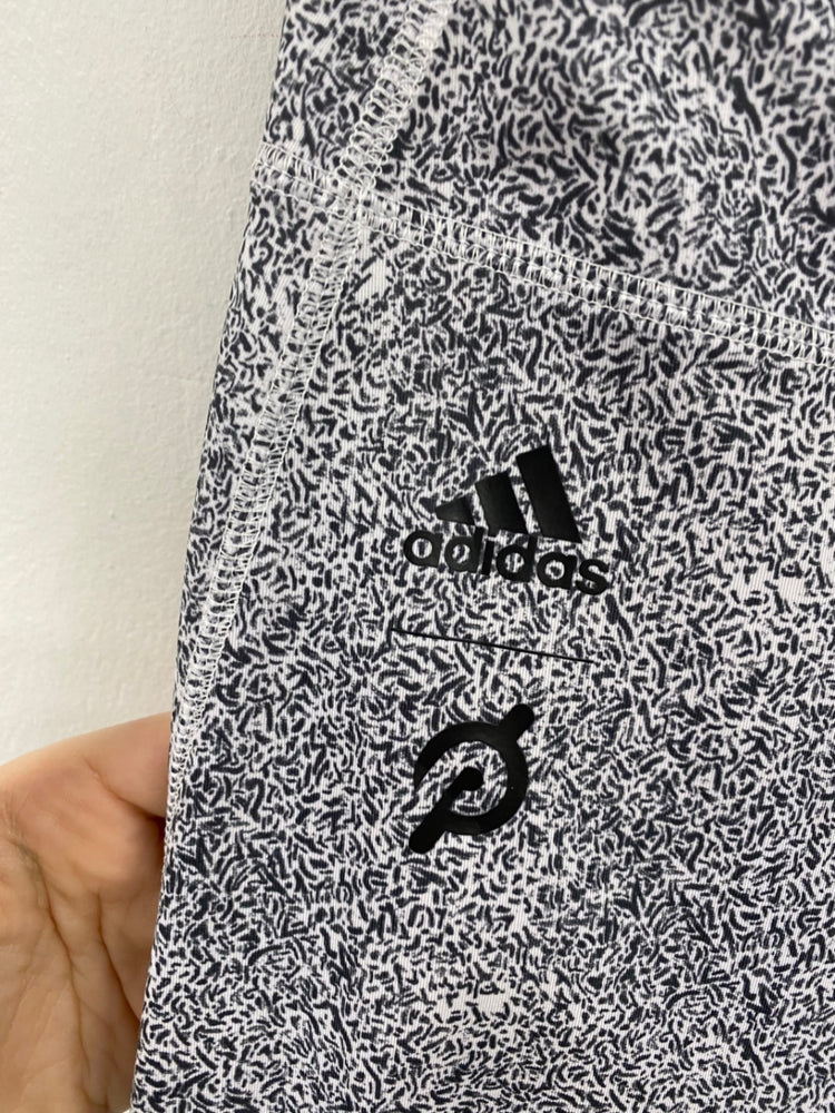 Fabulous adidas x Peloton Grey Mix Leggings UK S JM182