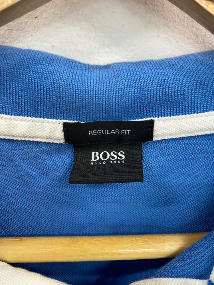 Classic Hugo Boss Blue Polo Shirt UK XXL JM182