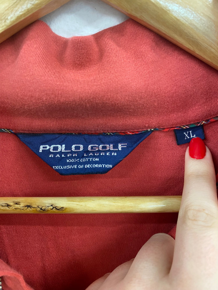 Classic Polo Ralph Lauren Coral Golf Sweater UK XL JM182