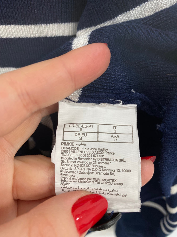 Fabulous Pimkie Navy Stripe Jumper UK S JM182