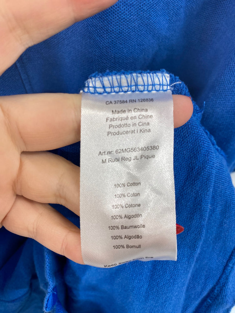 Classic J. Lindeberg Blue Golf Polo Shirt UK XXL JM182