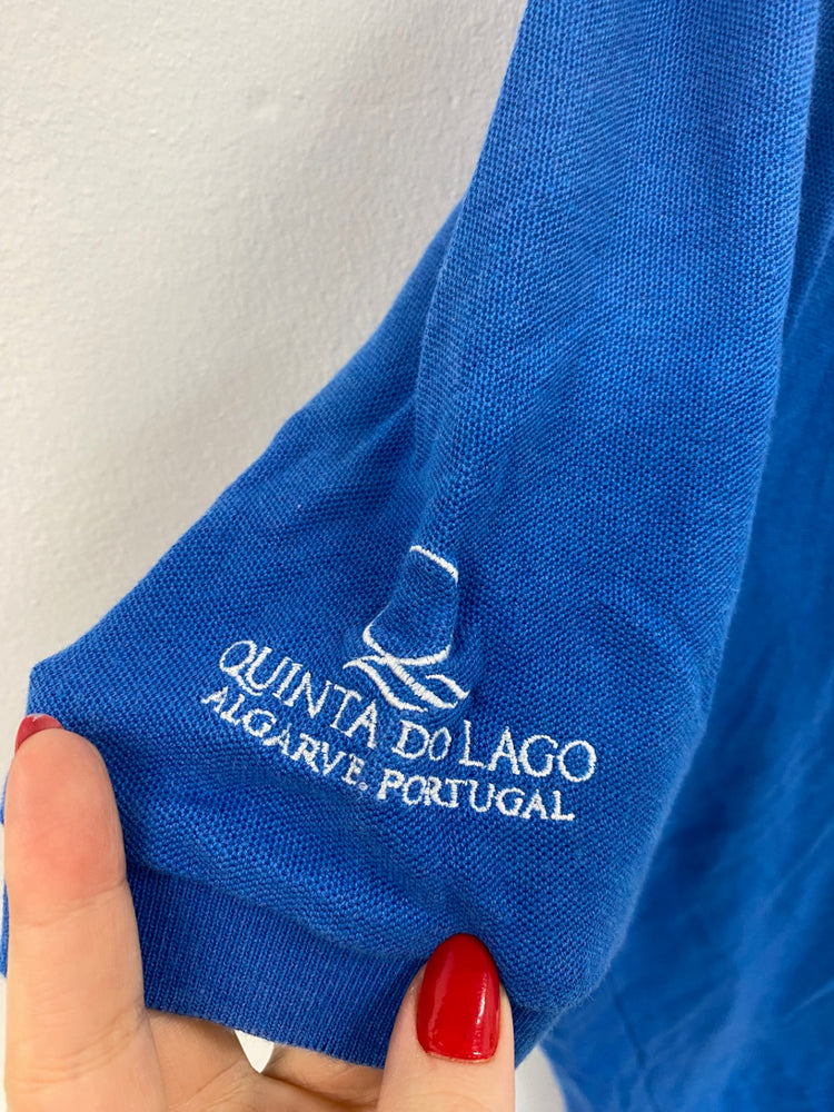 Classic J. Lindeberg Blue Golf Polo Shirt UK XXL JM182