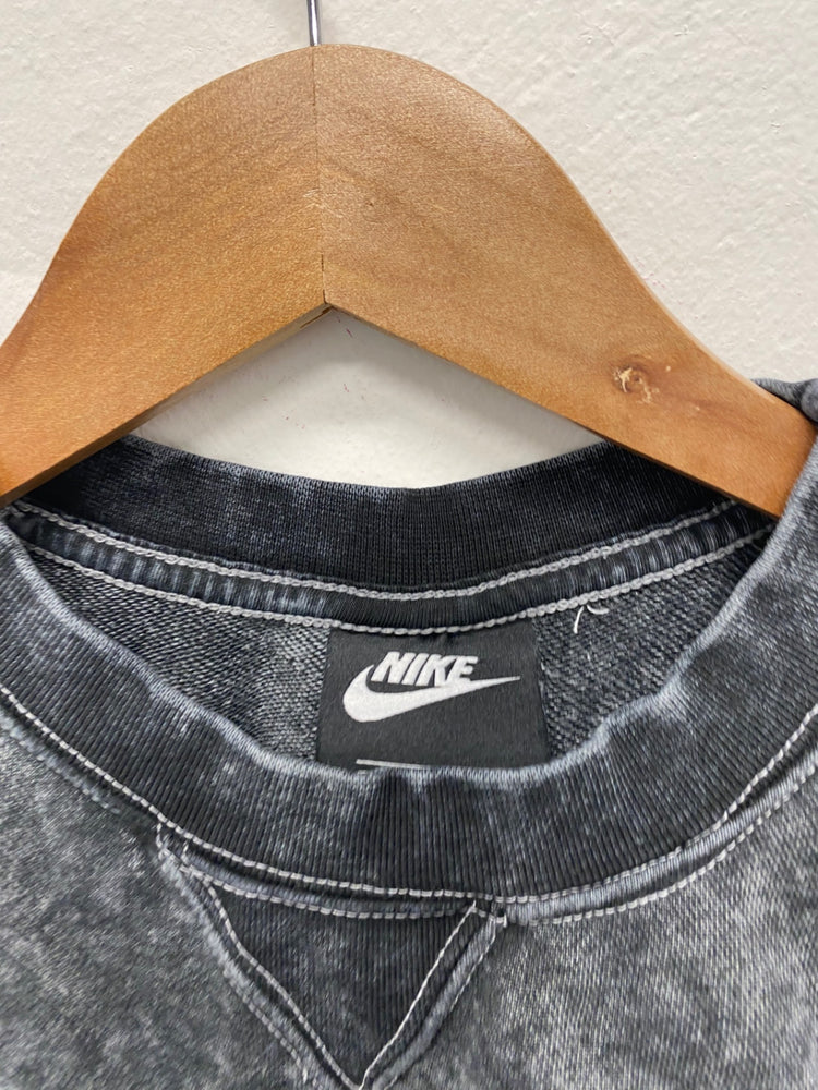 Fabulous Nike Sleeveless gym Top UK S Grey Vintage style JM182