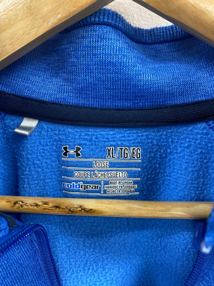 Fabulous Under Armour Blue Embroidered Fleece UK XL JM182