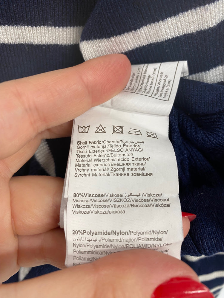 Fabulous Pimkie Navy Stripe Jumper UK S JM182