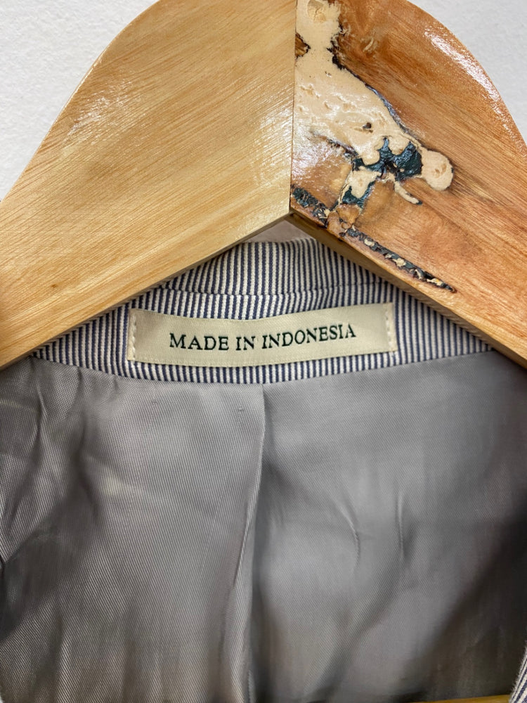 Classic Lauren Ralph Lauren Grey Pinstripe Blazer 42S JM182