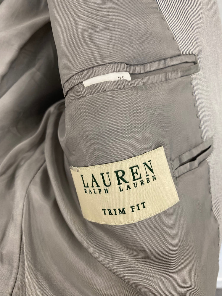 Classic Lauren Ralph Lauren Grey Pinstripe Blazer 42S JM182