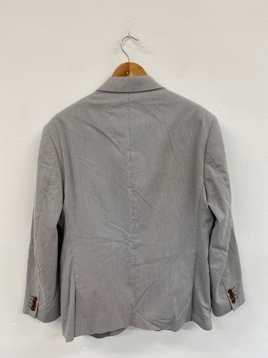 Classic Lauren Ralph Lauren Grey Pinstripe Blazer 42S JM182