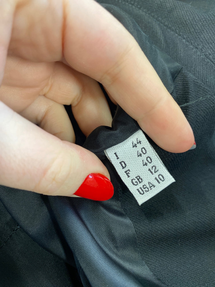 Fabulous Moschino Black Military Jacket UK12 RR001