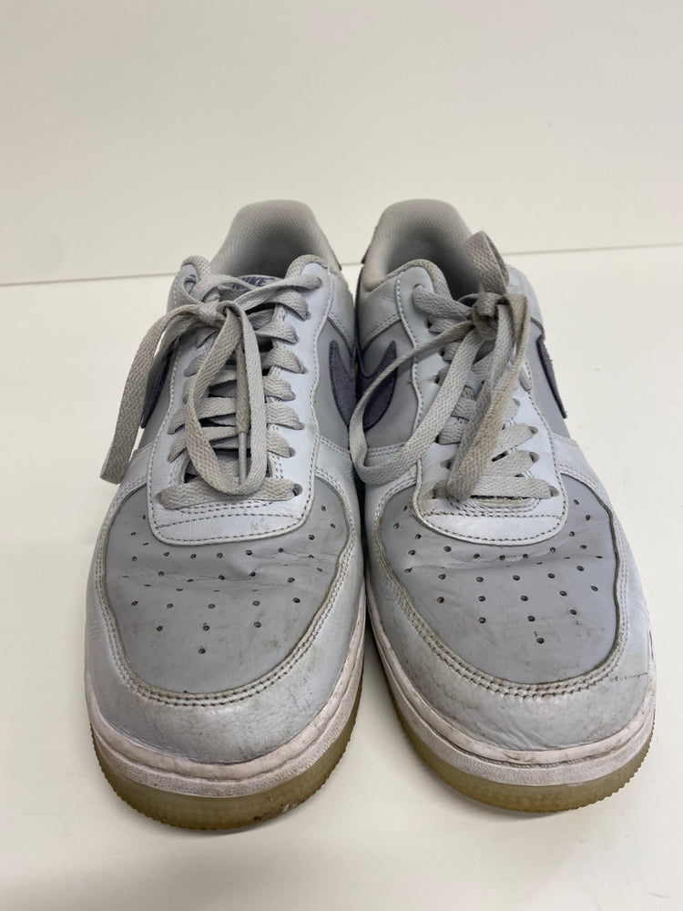 Fabulous Nike Air Force One 07 Sneakers UK9 Gray Blue RR001