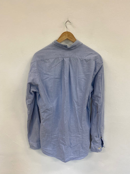 Stylish Ralph Lauren Classic Fit Blue Shirt UK L KS002