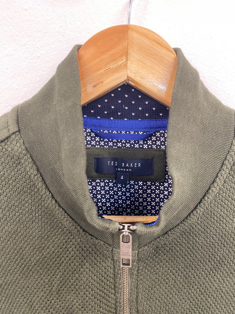 Classic Ted Baker Forest Green Sweater UK L KS002