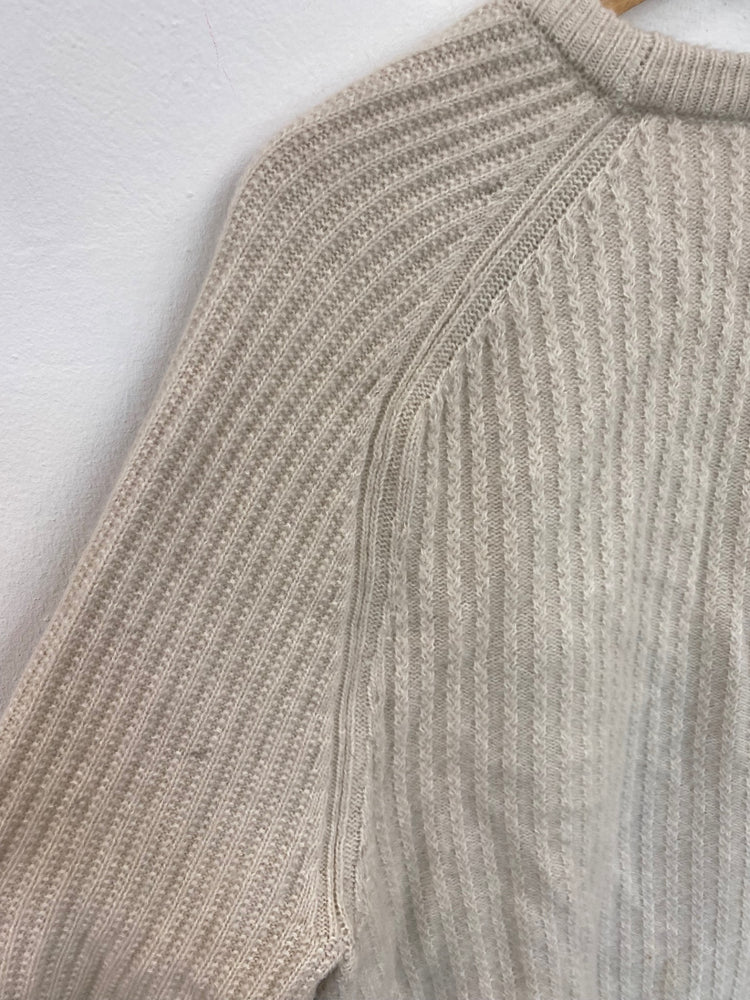 Classic Reiss Millerson Cream Jumper UK XL KS002