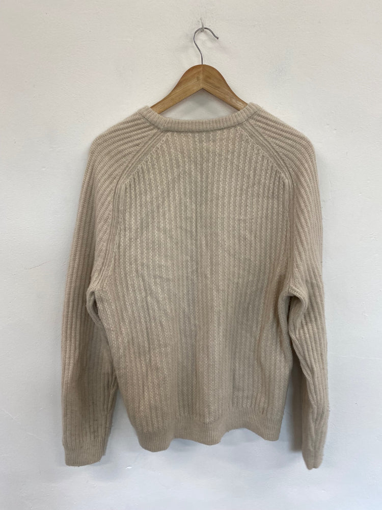 Classic Reiss Millerson Cream Jumper UK XL KS002