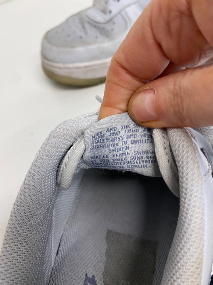 Fabulous Nike Air Force One 07 Sneakers UK9 Gray Blue RR001