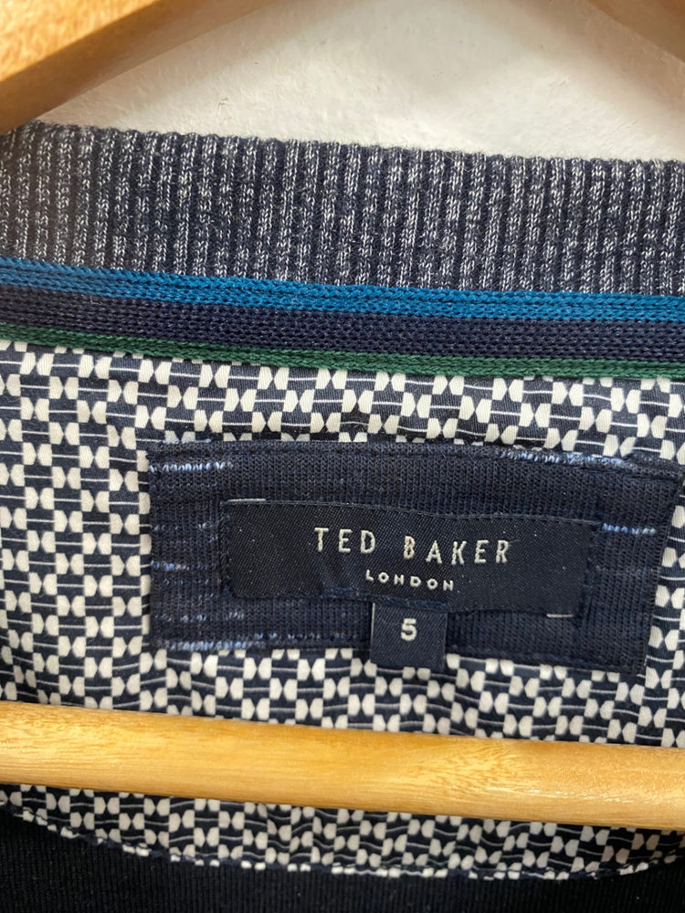 Fabulous Ted Baker Navy Marl Sweatshirt UK XL RR001
