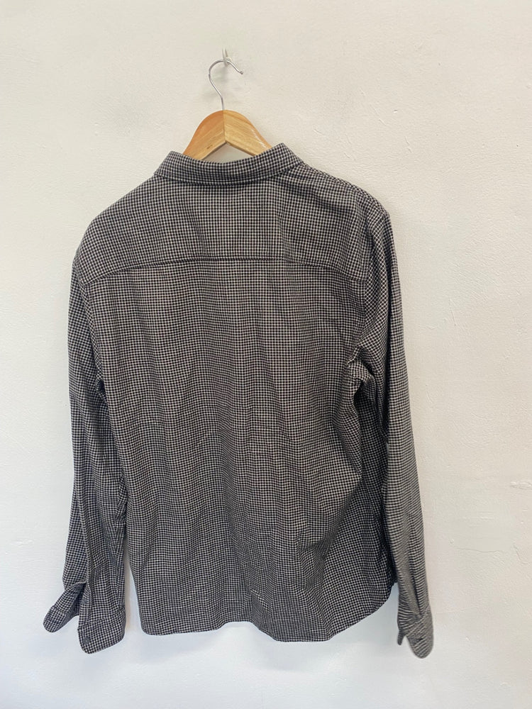 Fabulous ALLSAINTS Shirt UK L Black checked Cotton KS002