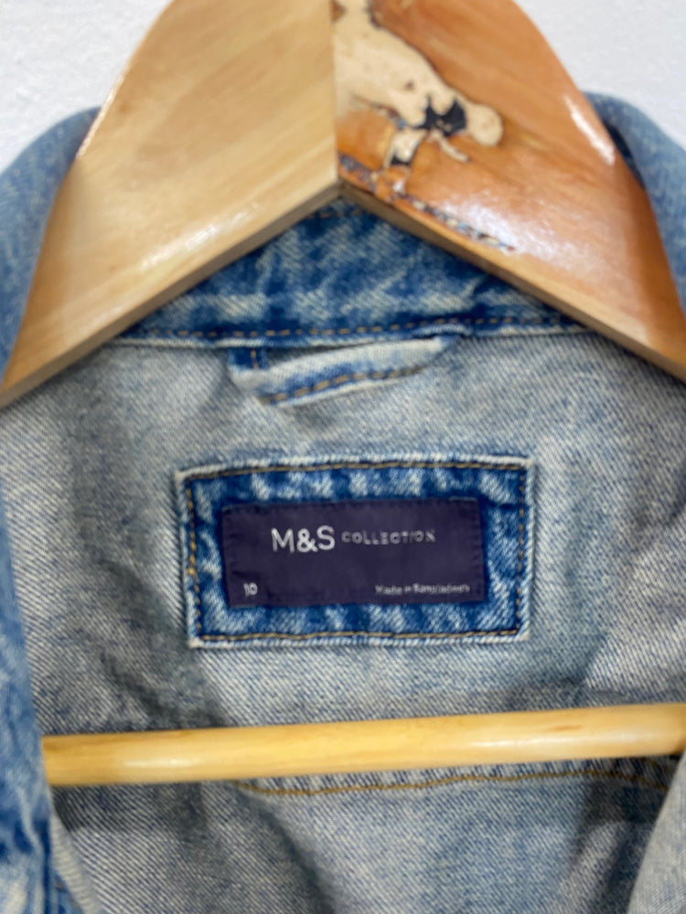 Stylish M&S Collection Denim Jacket UK10 DS002