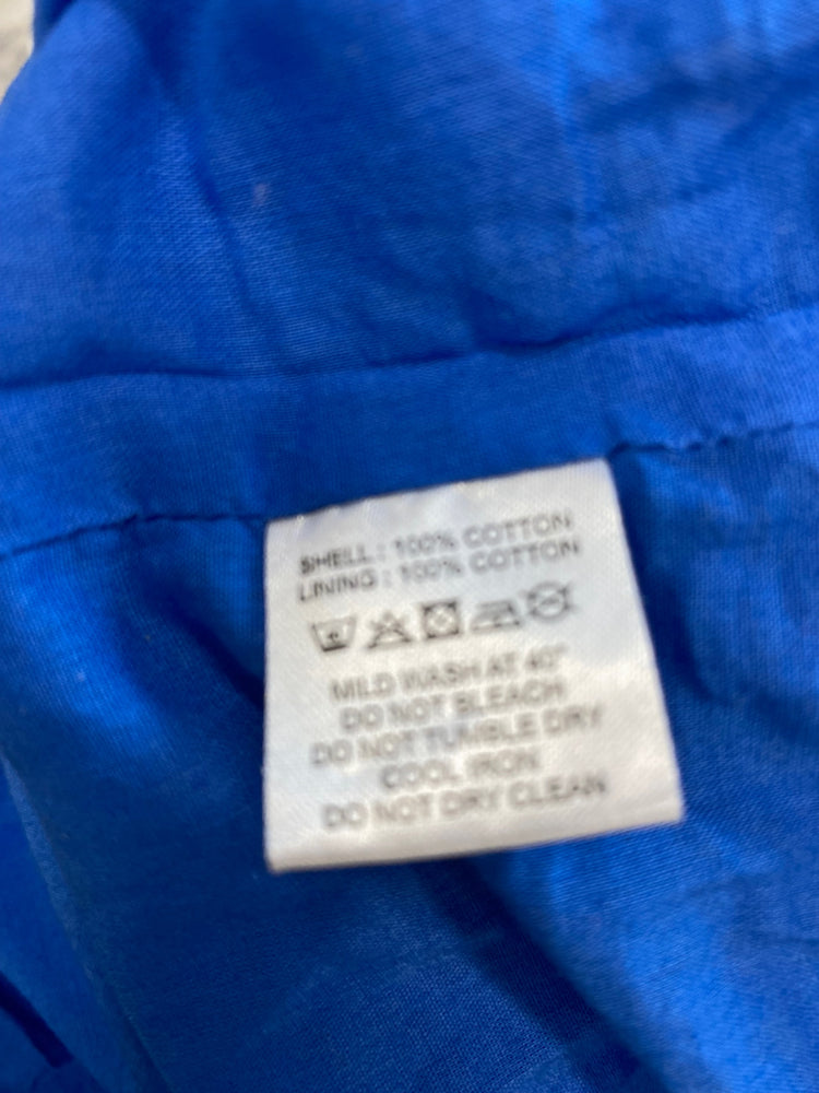 Fabulous Oliver Bonas Dress Uk14 Blue broderie DS002